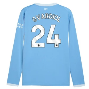 Manchester City Josko Gvardiol #24 Fußballtrikot 2026-27 Heimtrikot Herren Langarm