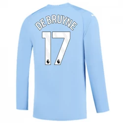 Manchester City Kevin De Bruyne #17 Fußballtrikots 2023-24 Heimtrikot Herren Langarm