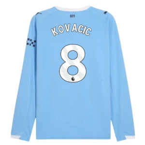 Manchester City Kovacic #8 Fußballtrikot 2025-26 Heimtrikot Herren Langarm