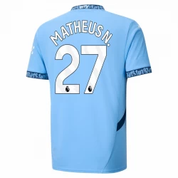 Manchester City Matheus N. #27 Fußballtrikot 2024-25 Heimtrikot Herren