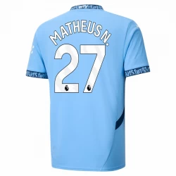 Manchester City Matheus N. #27 Fußballtrikots 2024-25 Heimtrikot Herren