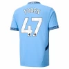 Manchester City Phil Foden #47 Fußballtrikot 2024-25 Heimtrikot Herren