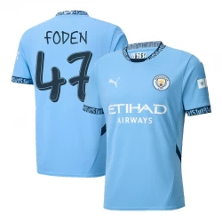 Manchester City Phil Foden #47 Fußballtrikot 2024-25 UCL Heimtrikot Herren