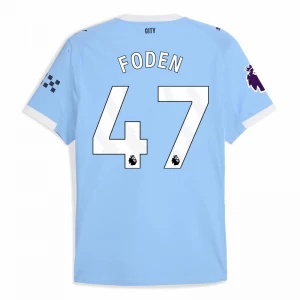 Manchester City Phil Foden #47 Fußballtrikot 2025-26 Heimtrikot Herren