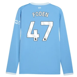 Manchester City Phil Foden #47 Fußballtrikot 2026-27 Heimtrikot Herren Langarm