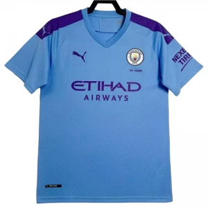 Manchester City Retro Trikot 2019-20 Heim Herren
