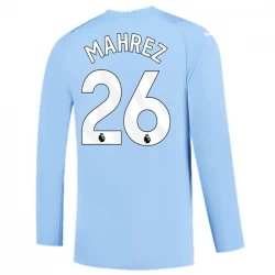 Manchester City Riyad Mahrez #26 Fußballtrikots 2023-24 Heimtrikot Herren Langarm