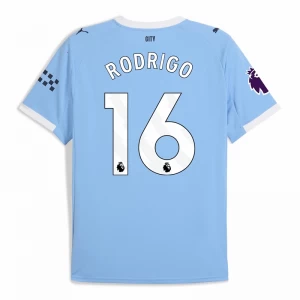 Manchester City Rodrigo #16 Fußballtrikot 2025-26 Heimtrikot Herren