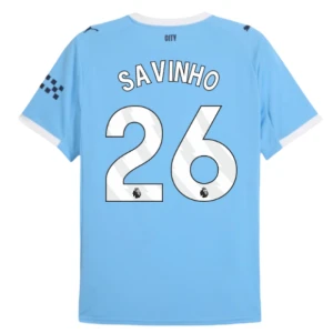 Manchester City Savinho #26 Fußballtrikot 2025-26 Heimtrikot Herren