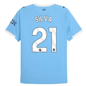Manchester City Silva #21 Fußballtrikot 2025-26 Heimtrikot Herren