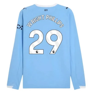Manchester City Wright Phillips #29 Fußballtrikot 2025-26 Heimtrikot Herren Langarm
