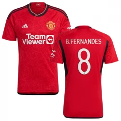 Manchester United Bruno Fernandes #8 Fußballtrikots 2023-24 UCL Heimtrikot Herren