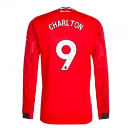 Manchester United Charlton #9 Fußballtrikot 2025-26 Heimtrikot Herren Langarm
