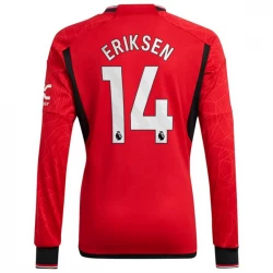 Manchester United Christian Eriksen #14 Fußballtrikots 2023-24 Heimtrikot Herren Langarm