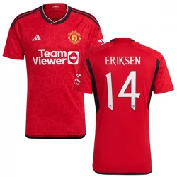 Manchester United Christian Eriksen #14 Fußballtrikots 2023-24 UCL Heimtrikot Herren