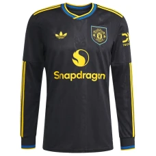 Manchester United Fußballtrikot 2025-26 Ausweichtrikot Herren Langarm