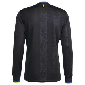 Manchester United Fußballtrikot 2025-26 Ausweichtrikot Herren Langarm