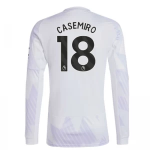 Manchester United Fußballtrikot 2025-26 Casemiro #18 Auswärtstrikot Herren Langarm