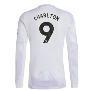 Manchester United Fußballtrikot 2025-26 Charlton #9 Auswärtstrikot Herren Langarm