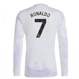 Manchester United Fußballtrikot 2025-26 Cristiano Ronaldo #7 Auswärtstrikot Herren Langarm