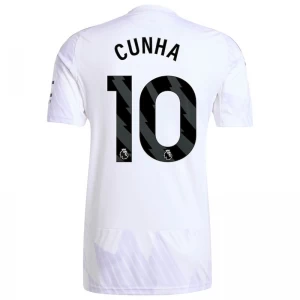 Manchester United Fußballtrikot 2025-26 Cunha #10 Auswärtstrikot Herren