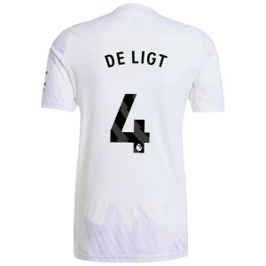 Manchester United Fußballtrikot 2025-26 De Ligt #4 Auswärtstrikot Herren