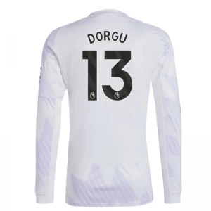 Manchester United Fußballtrikot 2025-26 Dorgu #13 Auswärtstrikot Herren Langarm