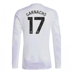 Manchester United Fußballtrikot 2025-26 Garnacho #17 Auswärtstrikot Herren Langarm