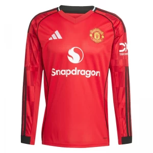 Manchester United Fußballtrikot 2025-26 Heimtrikot Herren Langarm