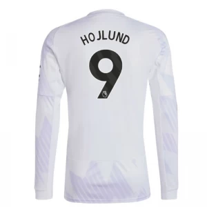 Manchester United Fußballtrikot 2025-26 Hojlund #9 Auswärtstrikot Herren Langarm