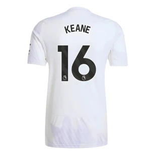 Manchester United Fußballtrikot 2025-26 Keane #16 Auswärtstrikot Herren