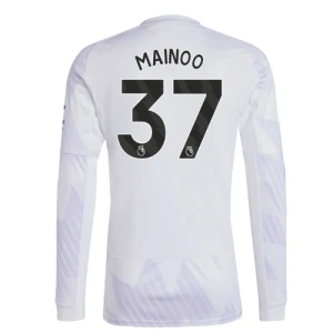 Manchester United Fußballtrikot 2025-26 Kobbie Mainoo #37 Auswärtstrikot Herren Langarm
