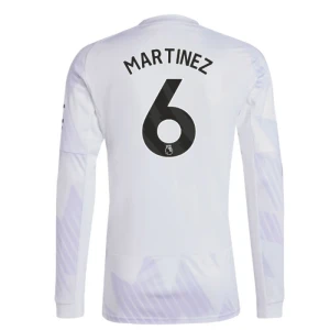 Manchester United Fußballtrikot 2025-26 Martínez #6 Auswärtstrikot Herren Langarm