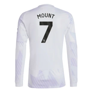 Manchester United Fußballtrikot 2025-26 Mason Mount #7 Auswärtstrikot Herren Langarm