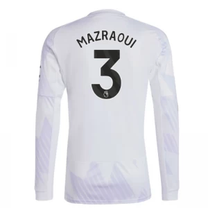 Manchester United Fußballtrikot 2025-26 Mazraoui #3 Auswärtstrikot Herren Langarm
