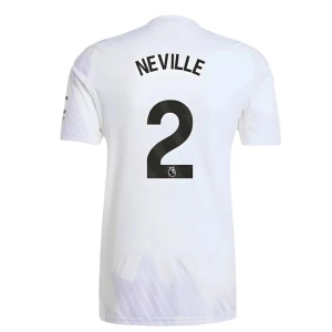 Manchester United Fußballtrikot 2025-26 Neville #2 Auswärtstrikot Herren