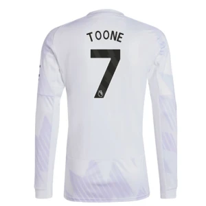 Manchester United Fußballtrikot 2025-26 Toone #7 Auswärtstrikot Herren Langarm