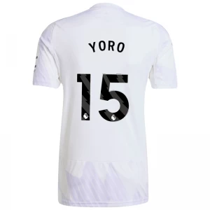 Manchester United Fußballtrikot 2025-26 Yoro #15 Auswärtstrikot Herren