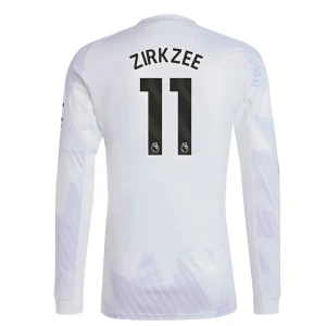 Manchester United Fußballtrikot 2025-26 Zirkzee #11 Auswärtstrikot Herren Langarm