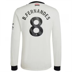 Manchester United Fußballtrikot Bruno Fernandes #8 2024-25 Ausweichtrikot Herren Langarm