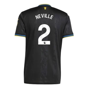 Manchester United Fußballtrikot Neville #2 2025-26 Ausweichtrikot Herren