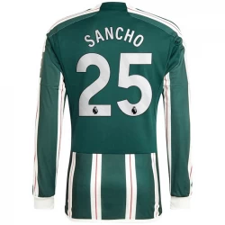 Manchester United Fußballtrikots 2023-24 Jadon Sancho #25 Auswärtstrikot Herren Langarm