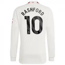 Manchester United Fußballtrikots Marcus Rashford #10 2023-24 Ausweichtrikot Herren Langarm