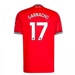 Manchester United Garnacho #17 Fußballtrikot 2025-26 Heimtrikot Herren