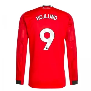 Manchester United Hojlund #9 Fußballtrikot 2025-26 Heimtrikot Herren Langarm