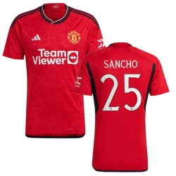 Manchester United Jadon Sancho #25 Fußballtrikots 2023-24 UCL Heimtrikot Herren