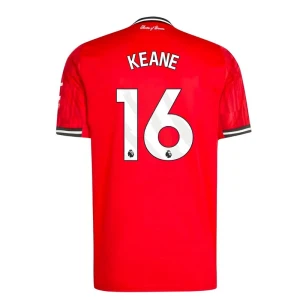 Manchester United Keane #16 Fußballtrikot 2025-26 Heimtrikot Herren