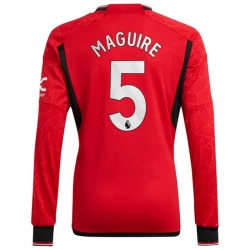 Manchester United Maguire #5 Fußballtrikots 2023-24 Heimtrikot Herren Langarm
