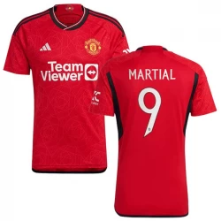 Manchester United Martial #9 Fußballtrikots 2023-24 UCL Heimtrikot Herren