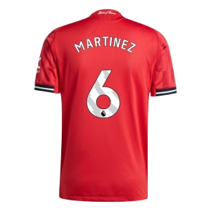 Manchester United Martínez #6 Fußballtrikot 2025-26 Heimtrikot Herren